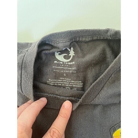 Blue Timber Boys Size Small Grey Joshua Tree Cotton Graphic T-Shirt Short Sleeve - Picture 2 of 5